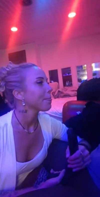 Blonde Taking Her Time With Blowjob