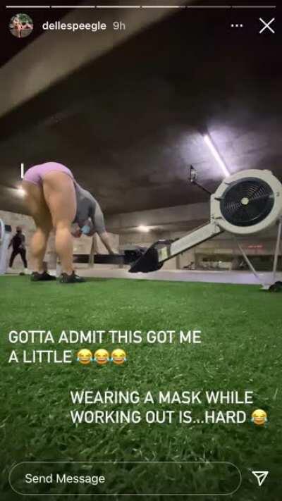 Dani taking her top off...and being Dani.