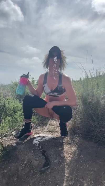 It’s coming out of all holes! [F] MILF