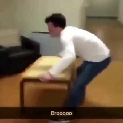 Being a pro wrestler on himself, now that’s talent!