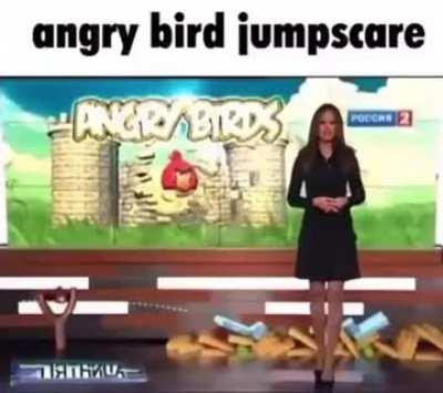 angry bird jumpscare