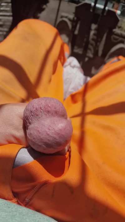 Swinging my big saggy balls around