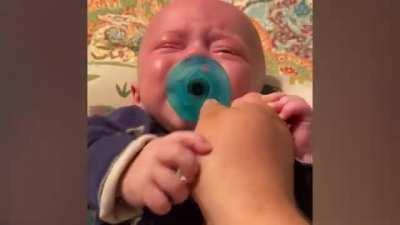 Twin Sister Is Not Impressed With Her Baby Brother.............