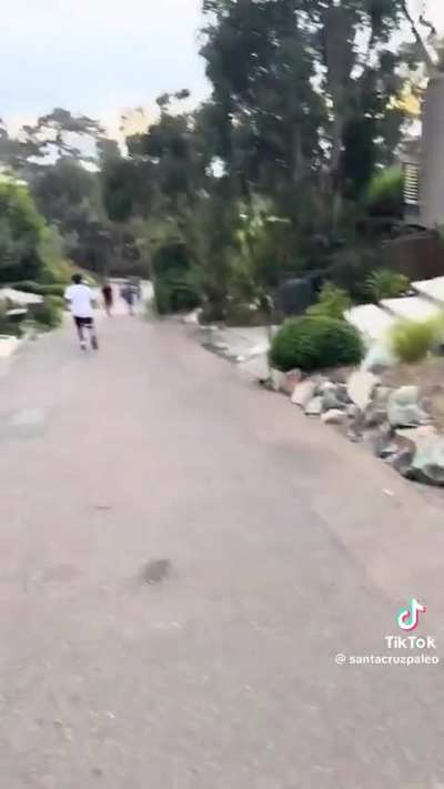 Tik Tokers get in a dispute with neighbors over running up a street.