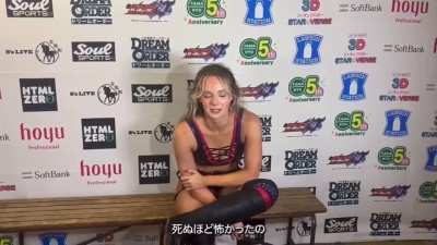 Anna Jay in STARDOM Five ⭐️ Grand Prix (Post Match)