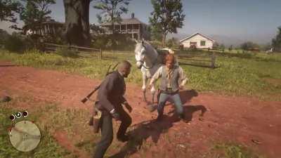 Horse gives me some assistance