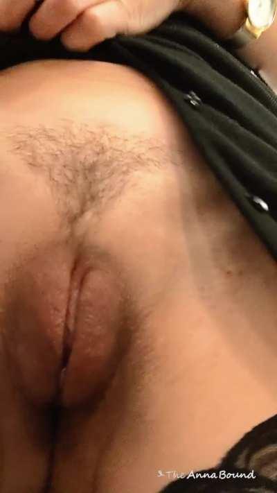 Can't make it through a work event without lifting up my skirt... [gif]