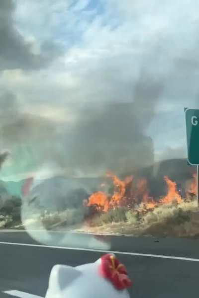 Car explodes when driving by