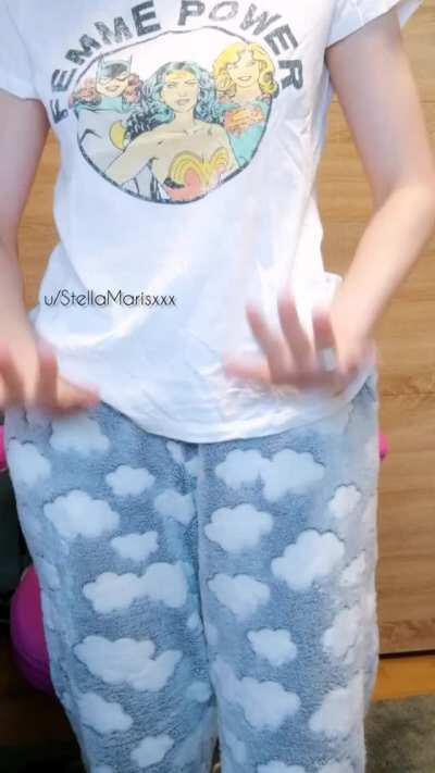 who wouldn't be embarrassed if their clothes kept disappearing like this...