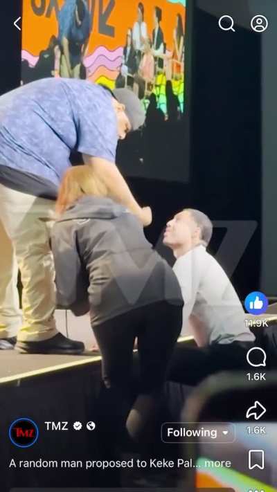 Random guy proposes to Keke Palmer who obviously said no