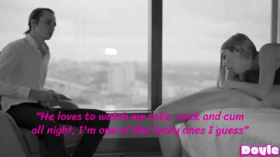 He loves watching me take cock