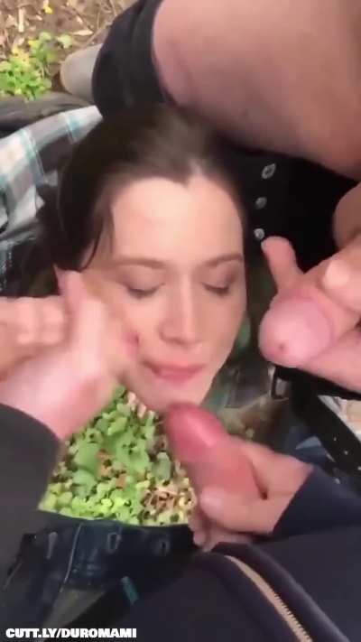 Good gal gets their goo in the garden