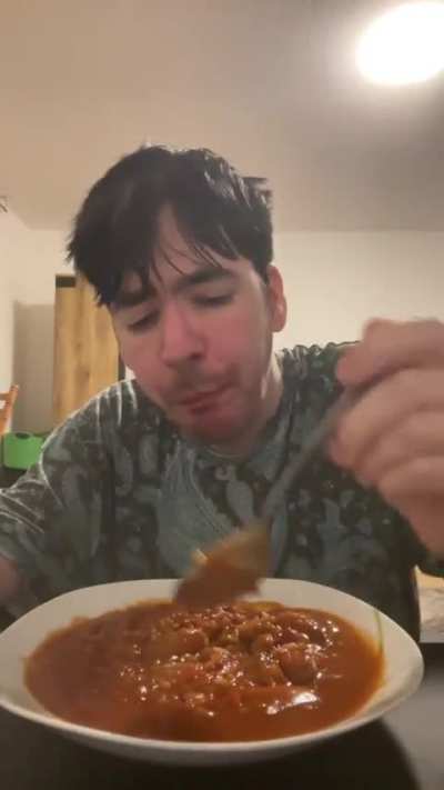 Die Haare voll fettig