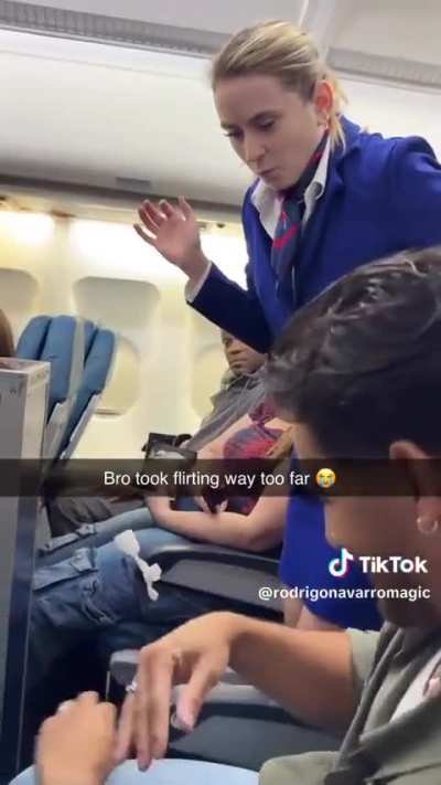 This man just got put on a no fly list 😅