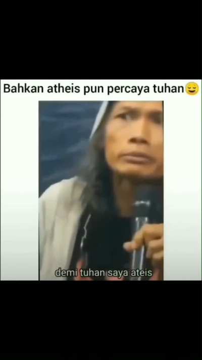 Ahteis aja percaya tuhan