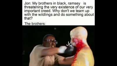 Doesn't take a genius to understand that No Nights watch = No oath to uphold