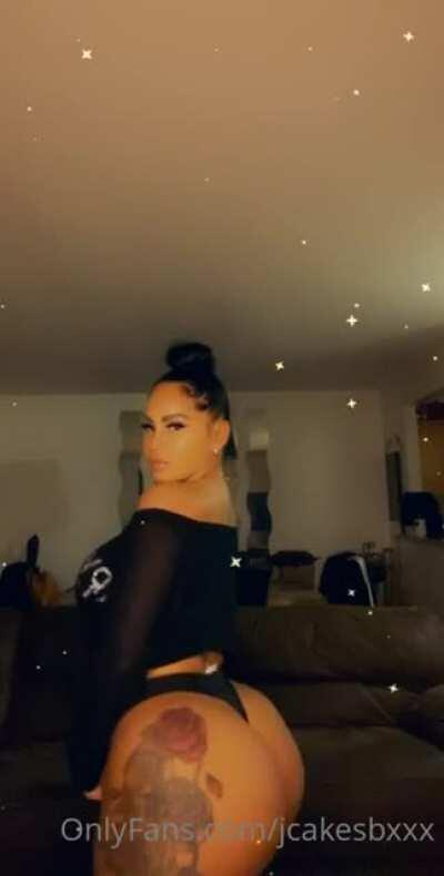 See through shirt and lots of ass