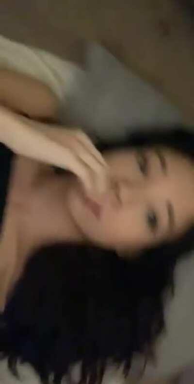 Alyssastarr tasting herself !