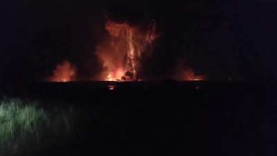 Epic detonations at a Russian munitions depot in the Tver region following yet another Ukrainian drone attack. Russian authorities have announced “partial evacuation” of the city of Toropets. The depot can have up to around 30,000 tons of munitions in sto