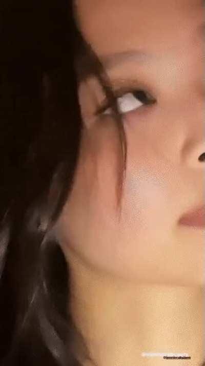 Fuck Jennie you dress like a slut damn I can’t wait to pull and rip off your outfit and I will taste all parts of your body and bang you hard like bitch you are 🥵🥵👅👅💦💦