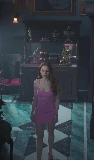 Madelaine Petsch's pale thighs