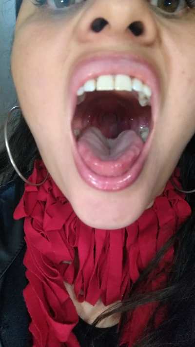 Today I am very hungry, come here little one, come into my mouth