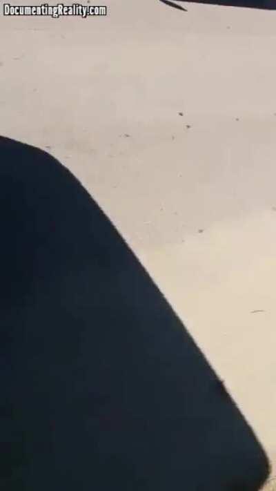 Biker Splattered across road