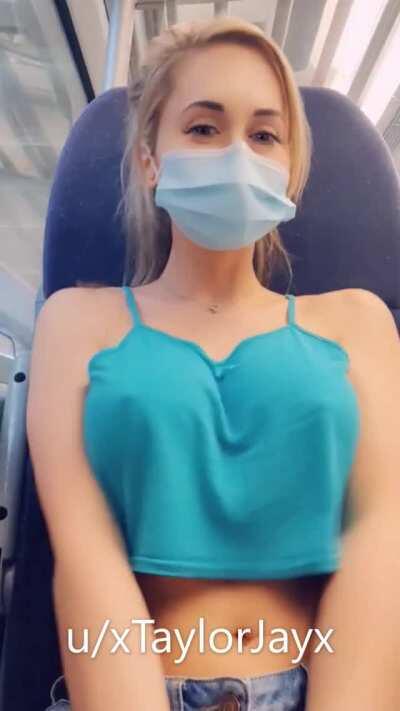 I wonder if people on the train thought they were?