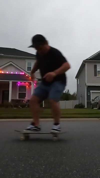 Stopped raining long enough to get in some pop shuvs [40YO]