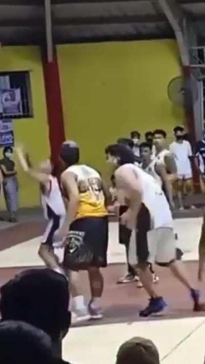 Bro thought he's playing soccer