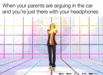 The headphones are the only thing protecting your innocence