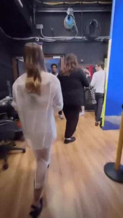 At GMA in see throuh blouse september 23 2024