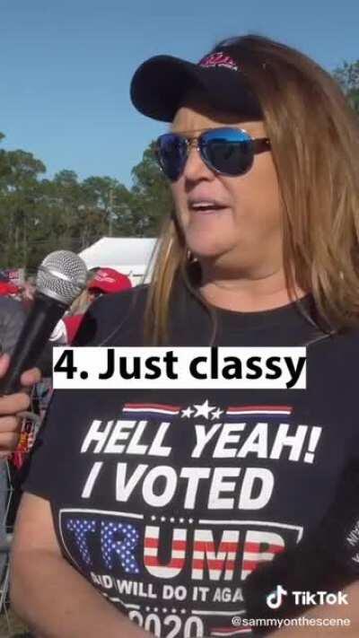 Melania is just overshadowed by her husband.