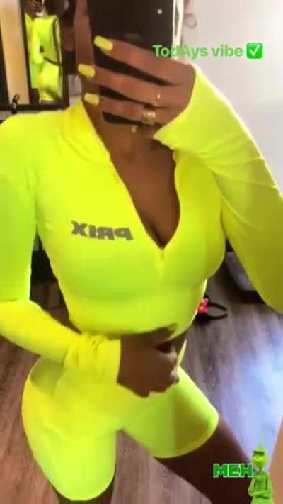 Ducking her ex like...