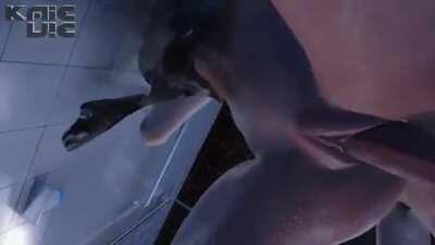 Tifa Lockhart - Shower Sex