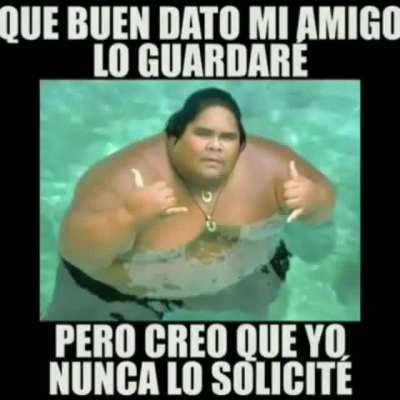 Me relaja saberlo amigo