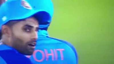 Here is the video of brohit kissing the popa.