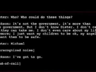 Michael Jackson's last phone call