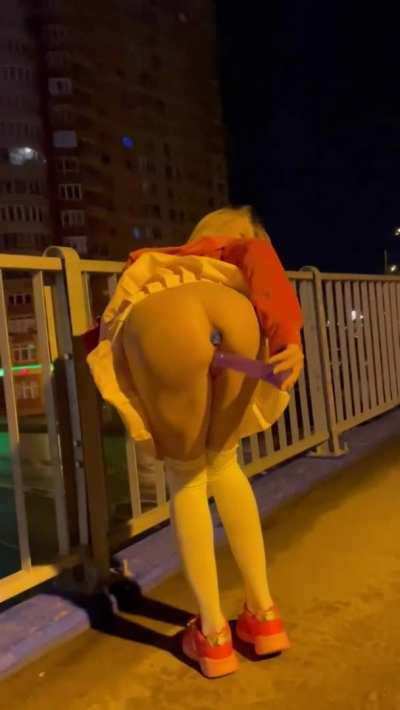 I like to masturbate on my evening walk [OC]