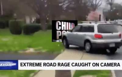 Car chasing TEXT and got send flying