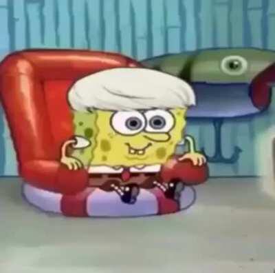 spongebob sees the midnight channel to be yukiko's hot studs...