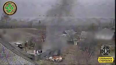 In the Kursk Region, the Hydra Unit of the State Border Guard Service of Ukraine kills Russians and burns their vehicles [2.1.25]