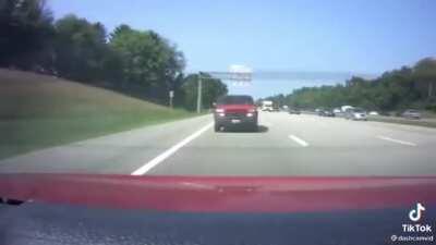 Interesting what the truck did