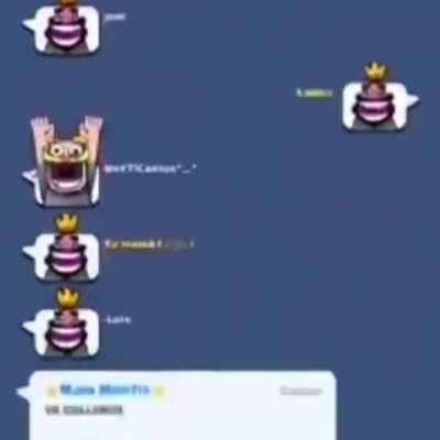 Everyone in the clan chat be like: