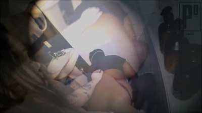 Face down ass up, taking her cock