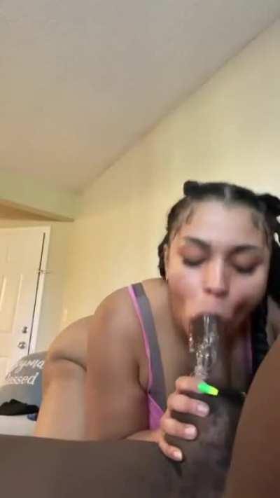 Drained him and kept sucking She is a DEMON 👄🔥