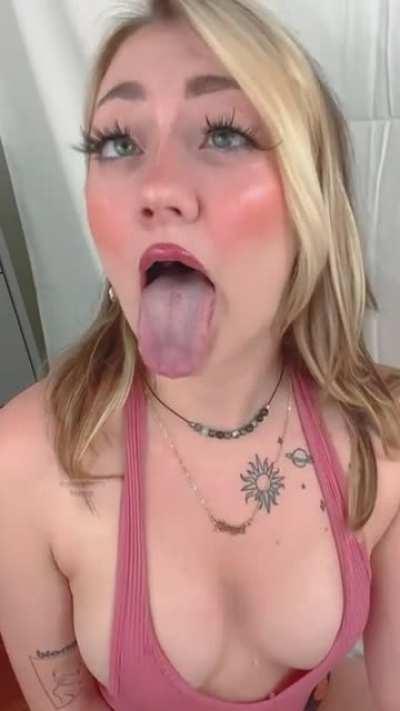 lick all my tasty slobber up