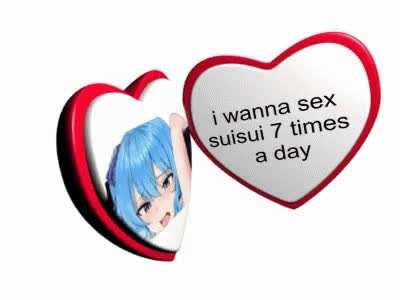 i can no longer contain my desires and i have gone mad from fantasizing about hoshimachi suisei please help me this is not a joke