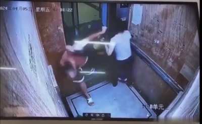 Doorman heroically saves girl being dragged inside elevator