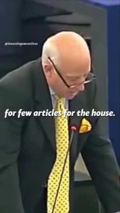 Libertarian politician lives in hell